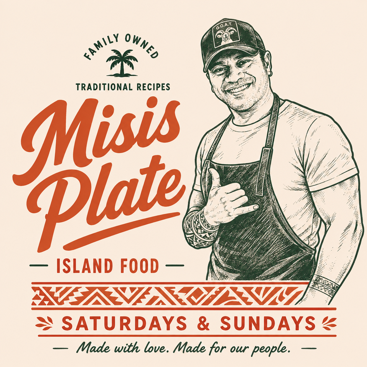 Misis Plate — family owned traditional recipes, island food, Saturdays and Sundays